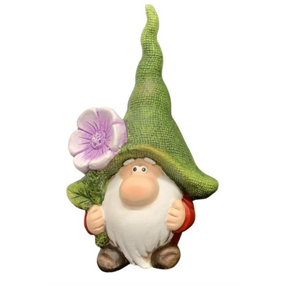 Wichtel stehend mit Blume (25cm)